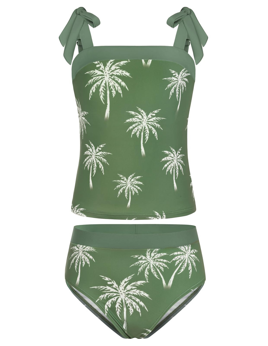 GRACE KARIN Teen Girls Swimsuits 2 Piece Tankini Set Bathing Suits for Kids 7-14Y