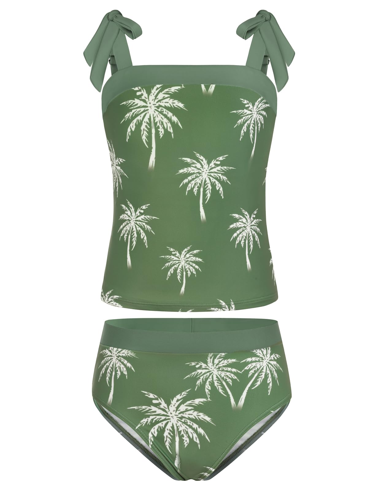 GRACE KARIN Teen Girls Swimsuits 2 Piece Tankini Set Bathing Suits for Kids 7-14Y